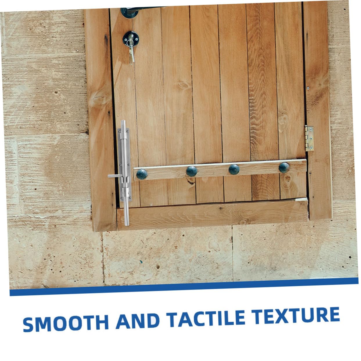 jojofuny Loquet de Porte Robuste en Acier Inoxydable Argenté, Résistant la Casse la Décoloration, 2 Pièces pour Chambres et Salles de Bain, Fixation Facile