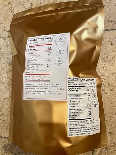 Miniatura 2 de WOODCHA Roselle, hibisco confitado, flores comestibles secas, flores comestibles de hibisco, decoraciones para tartas, alimentos de hibisco, flores