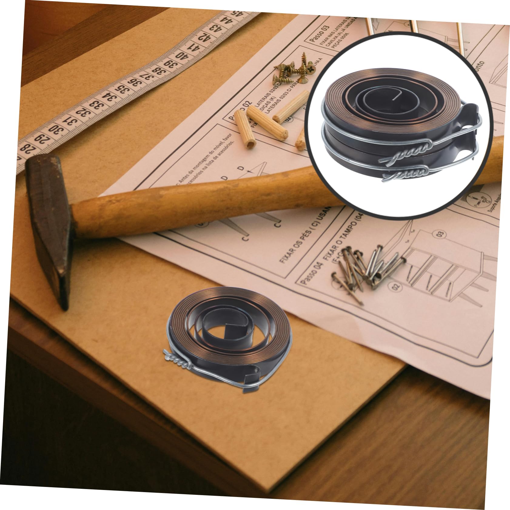 ARTIBETTER 2pcs Drill Press Spring Drill Press Return Spring Replacement Return Spring Parts Return Spring for Drill Press Drill Press Parts DIY Return Spring Drill Press Supplies Steel