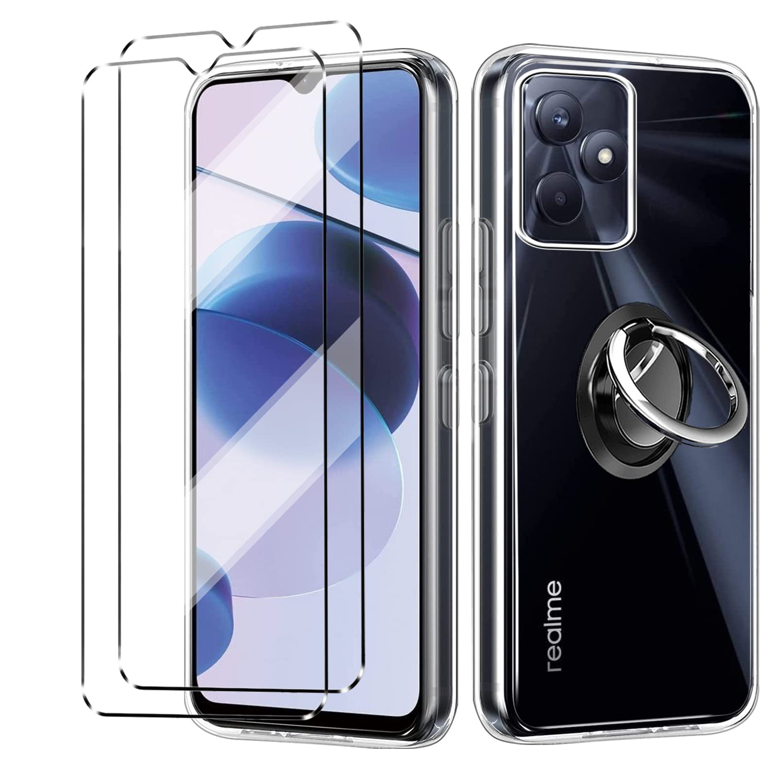 2x Full-Cover per realme GT 7 Pro Racing Pellicola Trasparente Proteggi