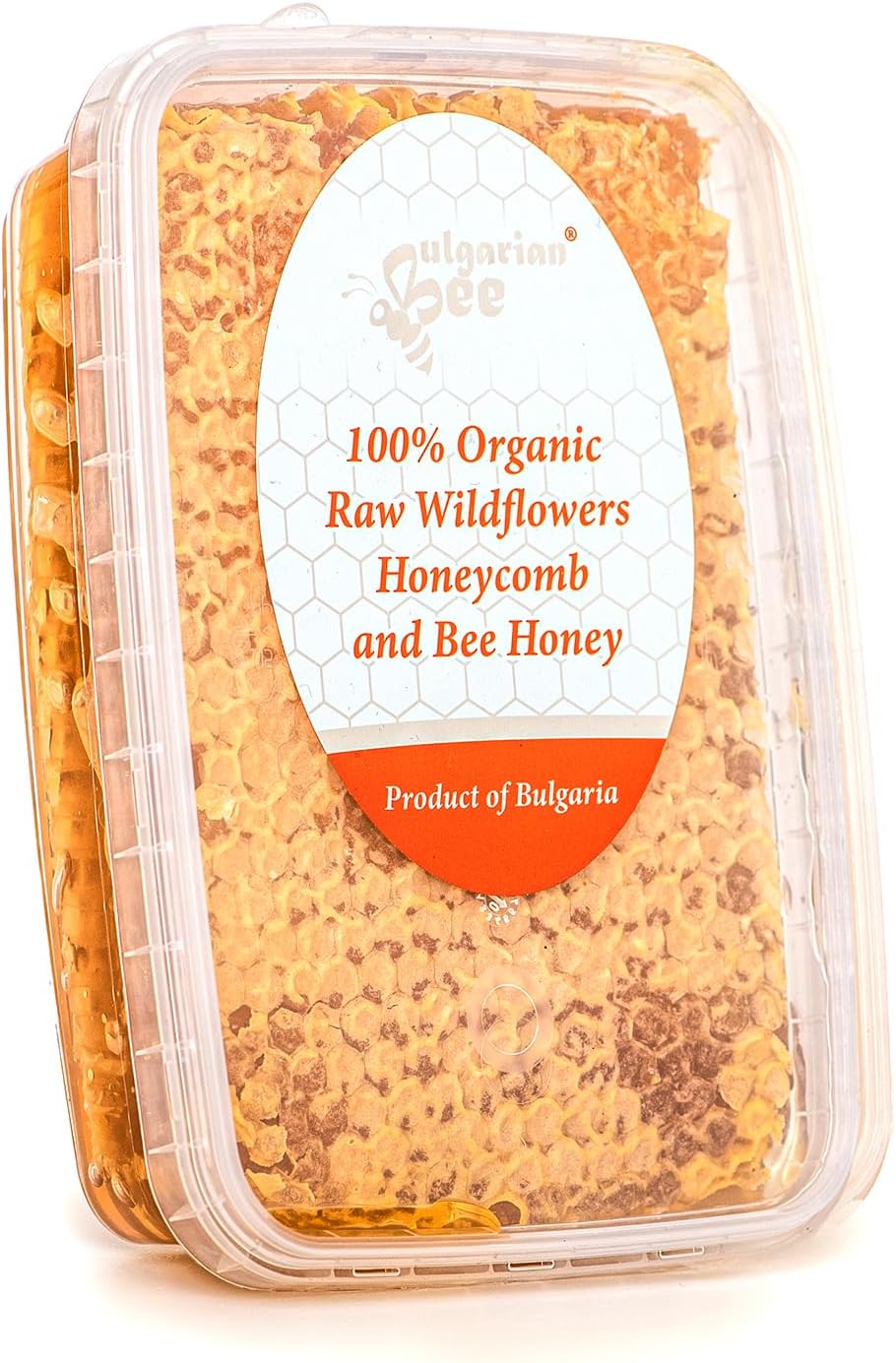 300 g Organic Raw Wildflowers Honeycomb, Natural, Pure, Fresh, Directly from The hive, Handmade, Absolutely Real Product. (300)