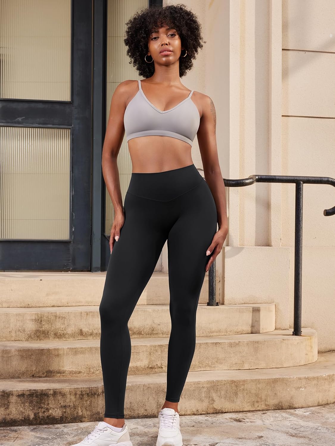 YEOREO Yoga Pants Workout Leggings for Women Hidden Scrunch Butt Lifting Leilanie High Waisted Tummy Control Gym Leggings - Image 6