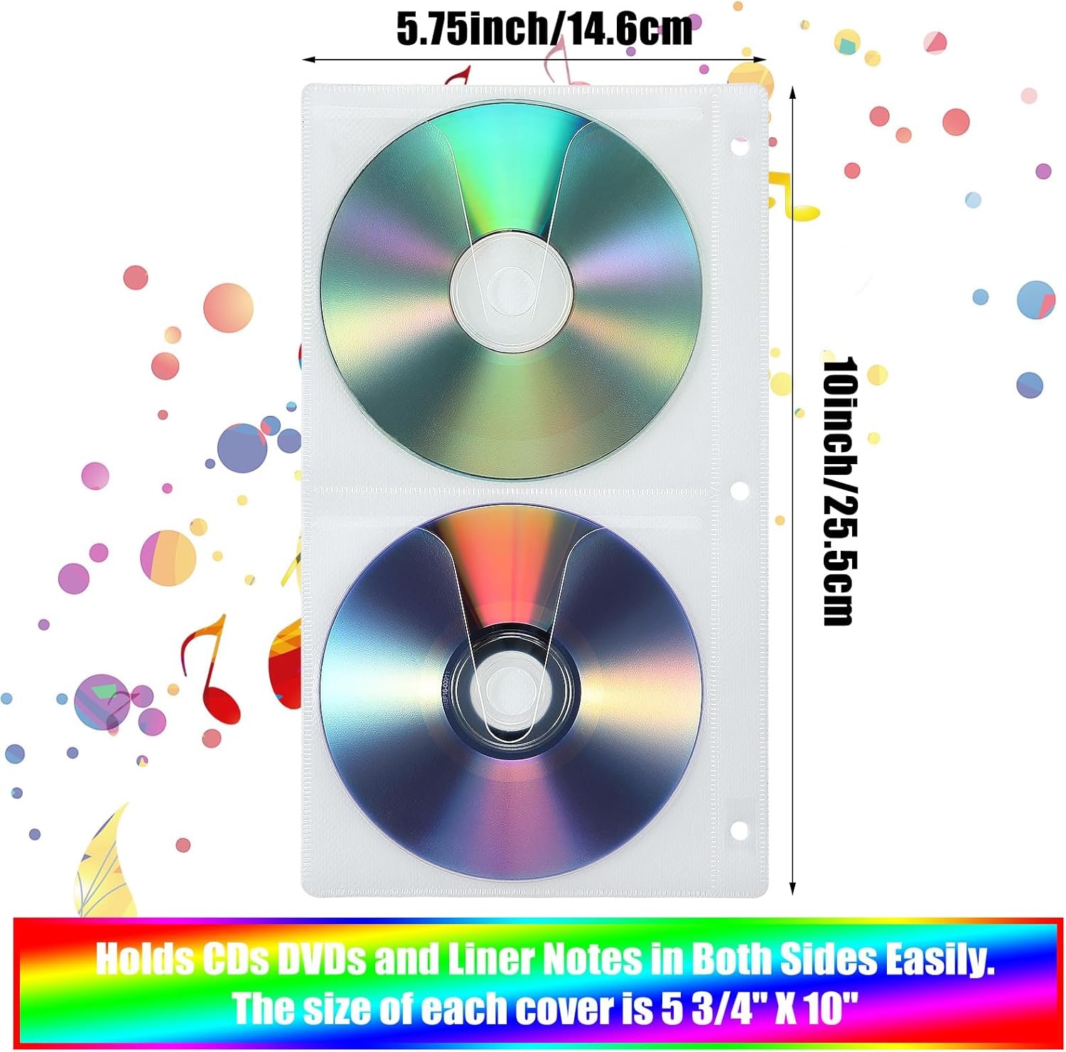 ＤＶＤ／ＣＤ不織布スリーブ 両面５０枚収納 の通販 | ホームセンター コメリドットコム Chuangdi 50ピース 4ディスク DVD  ポリスリーブ 3リング CDスリーブ バインダーページ 200ディスク容量 バイン Chuangdi 50ピース 4ディスク DVD ポリスリーブ 3リング CDスリーブ バインダーページ 200ディスク容量 バイン