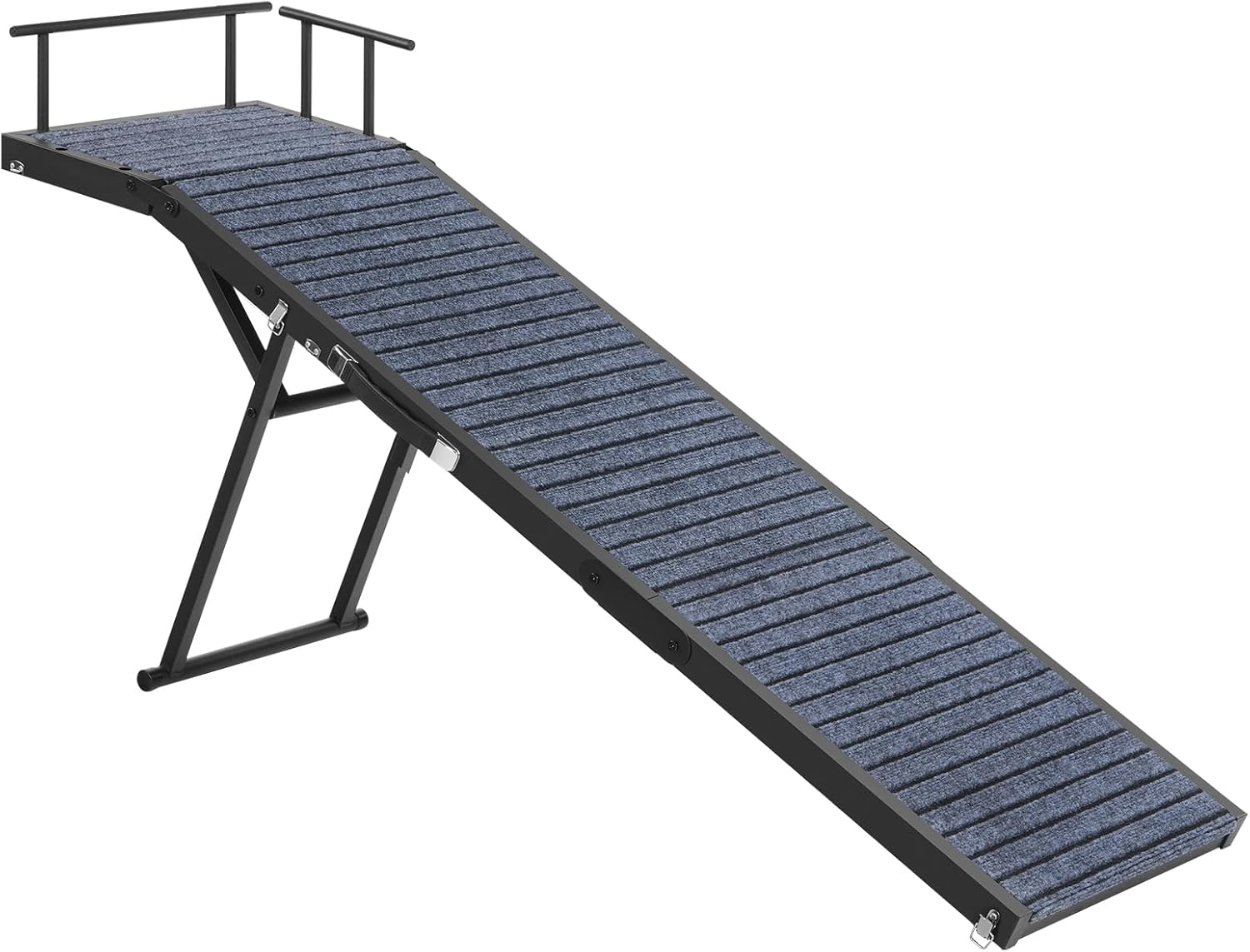 MAHANCRIS Dog Ramp, 55.0" Long Foldable Pet Ramp with Non