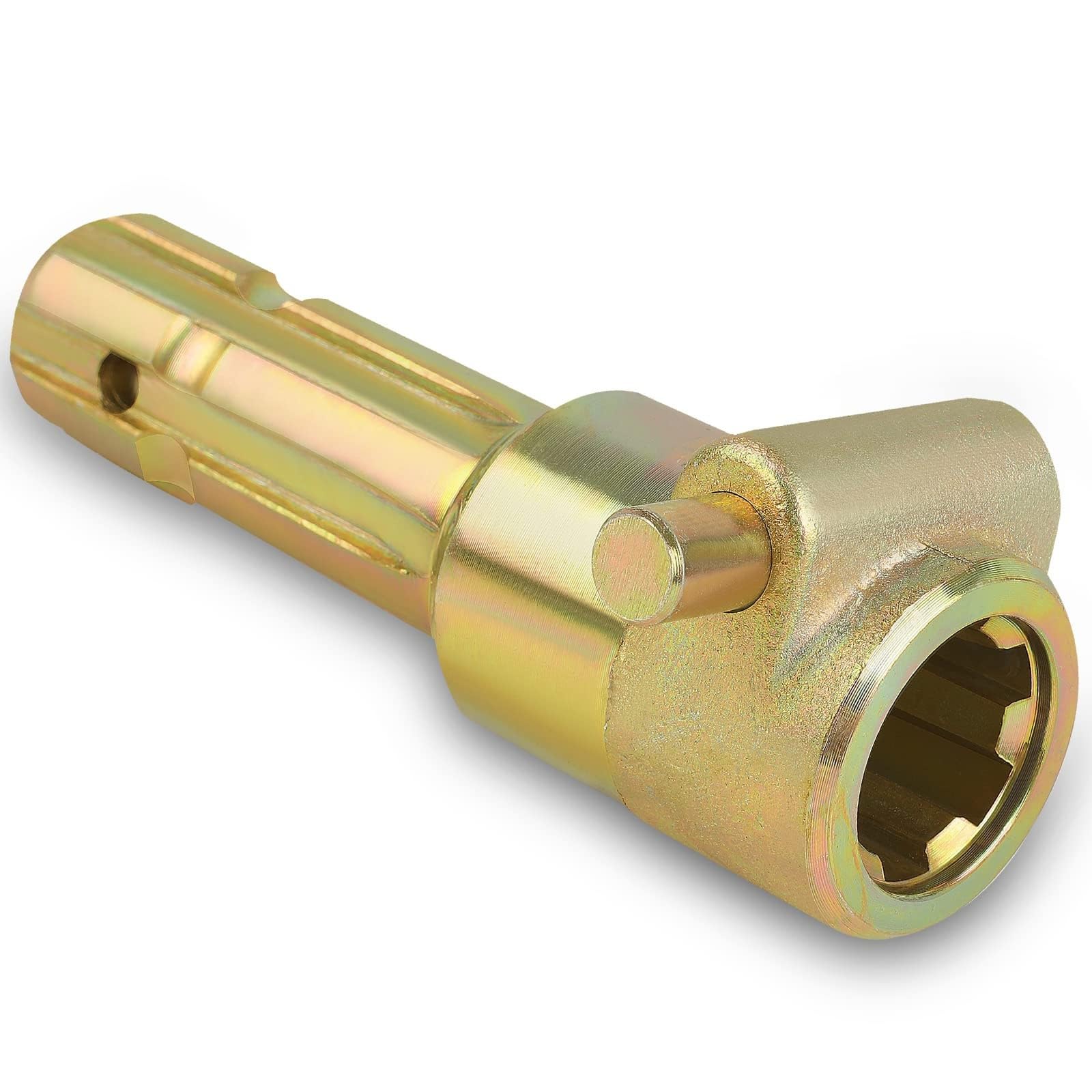 Adaptador extensor de toma de fuerza de 1-3/8 pulgadas, 6 ranuras hembra macho para tractor, extender acortar 70HP PTO adaptador extensor