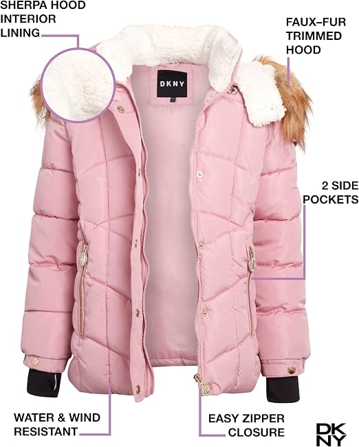 Amazon.com: DKNY Girls' Jacket 