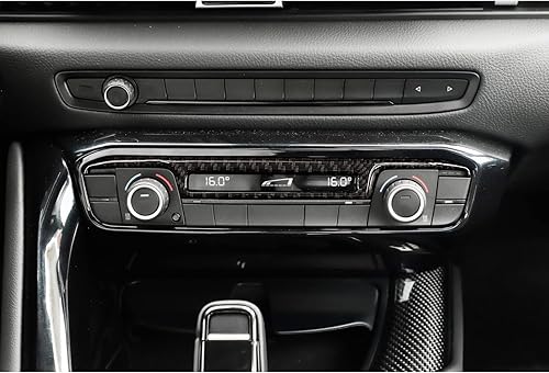 Miniatura 4 de Compatible with Carbon Fiber Center Control Air Conditioning Switch Frame Trim Panel Cover Decoration Sticker for Toyota Supra GR A90 A91 MK5 2019