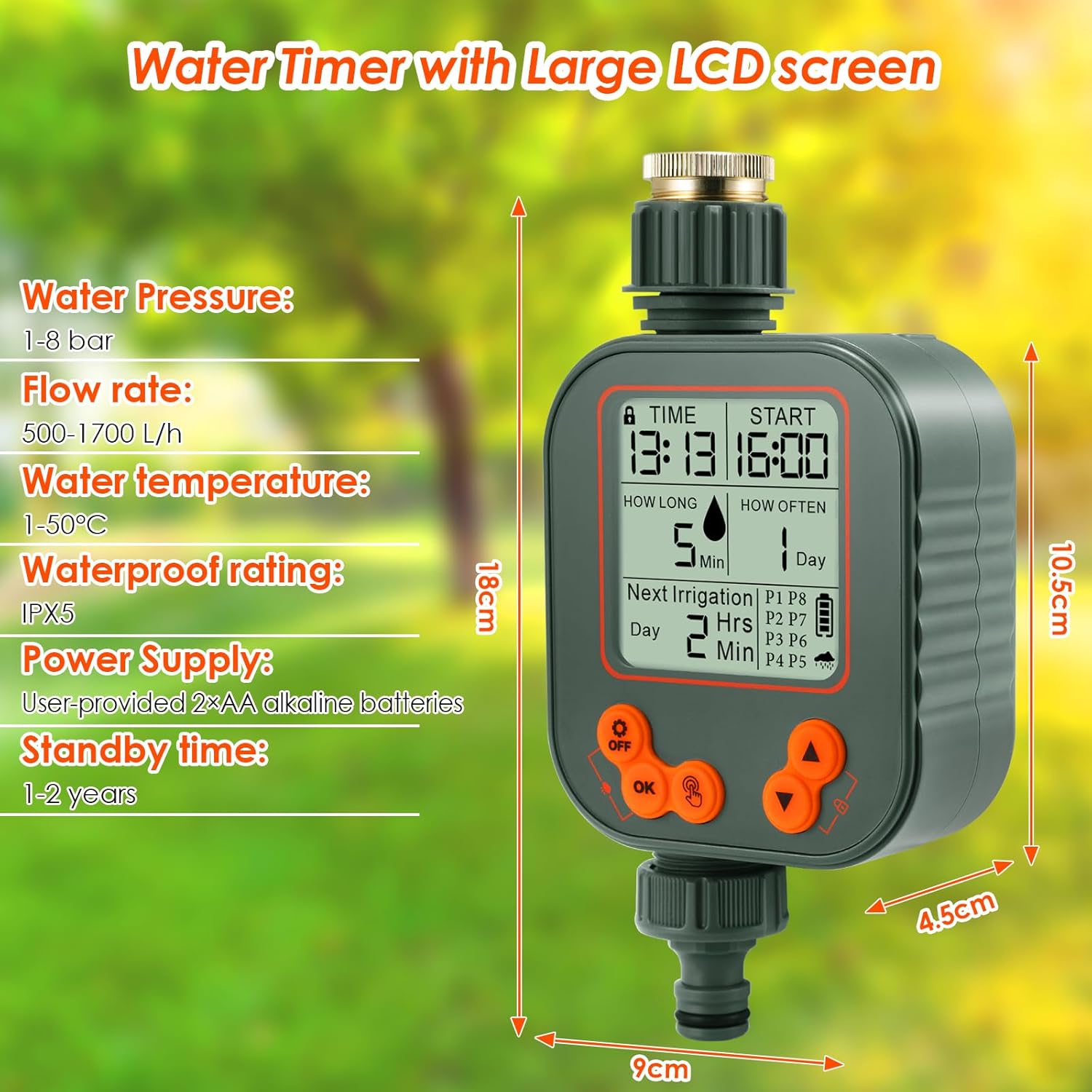 Timer per irrigazione