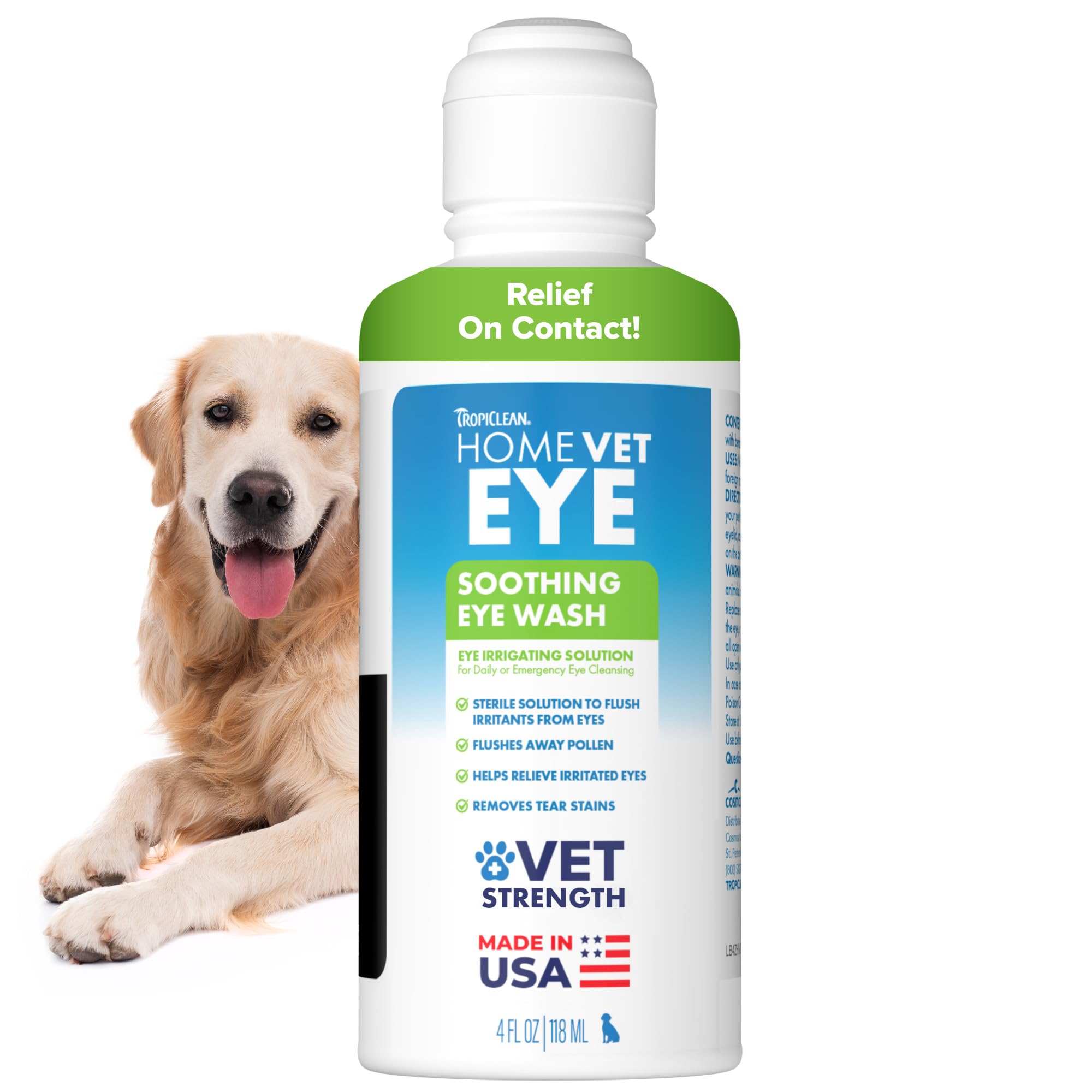 TropiClean HomeVet Soothing Eye Wash