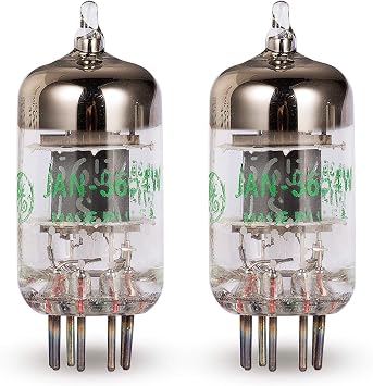 Matched Pair 7-Pin GE JAN 5654W Vacuum Tubes Upgrade for 6AK5 6J1 61 EF95 6J1P