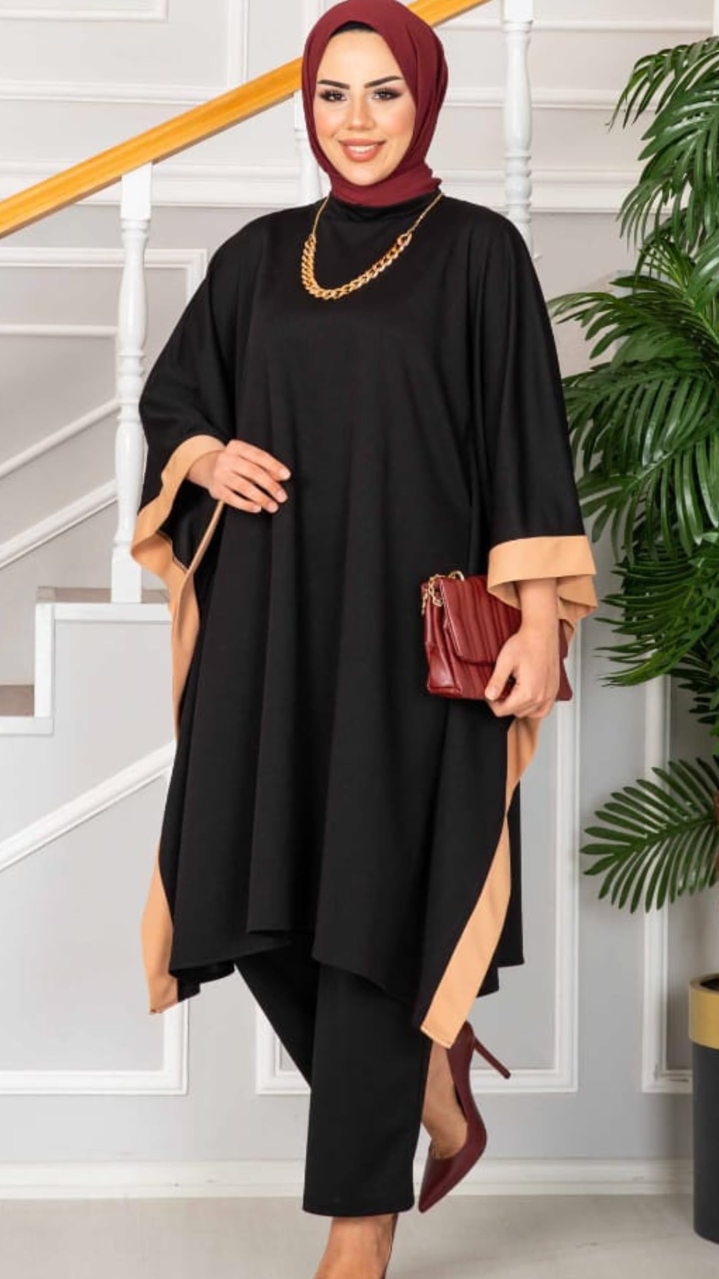 NAJMA Abaya,ensemble pantalon et haut,ensemble 2 piéce,Abaya manche kimono,Abaya ample,Abaya papillon,Abaya farahsa,abaya femme,abaya femme musulmane