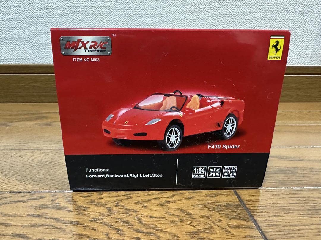 Amazon.co.jp: 限定 1/64フェラーリF430SPIDER ミニラジコン : おもちゃ