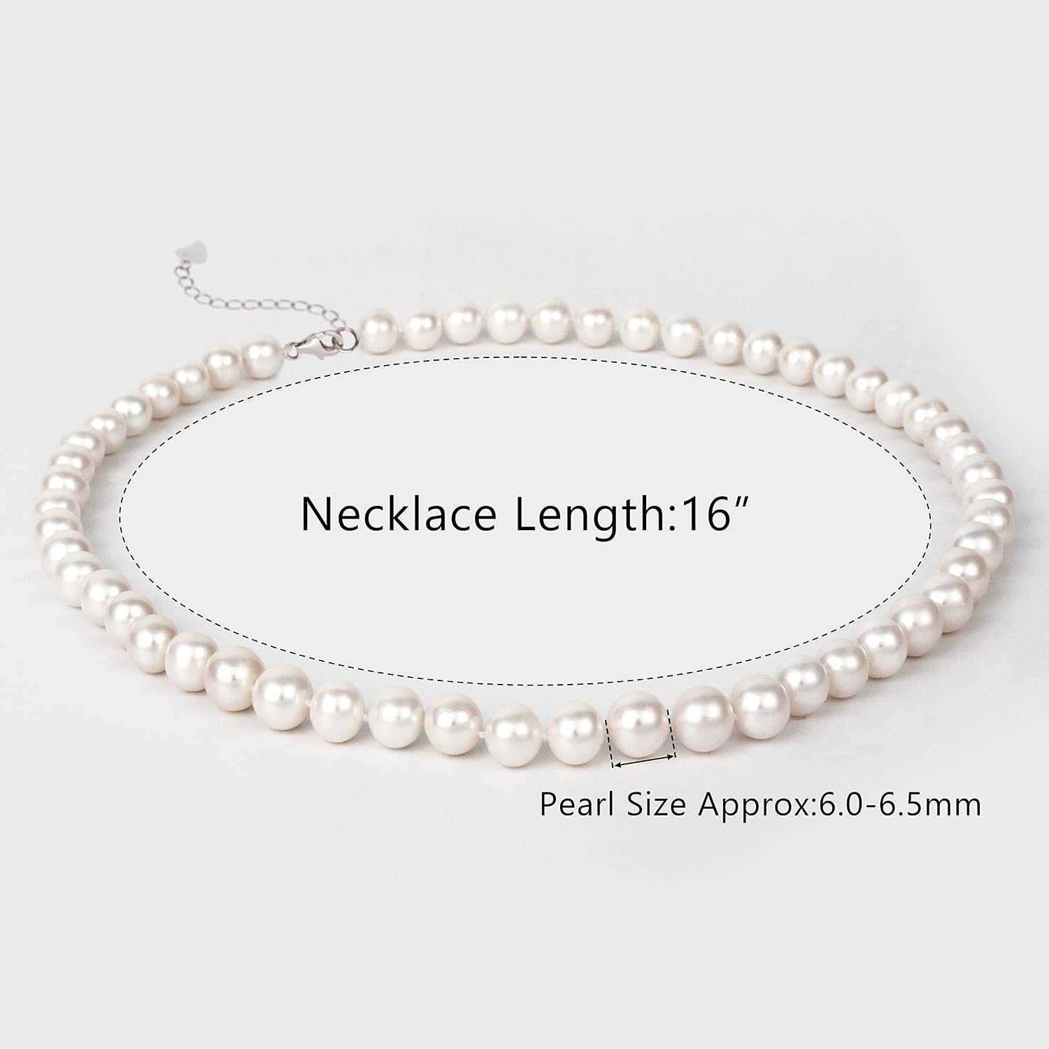 Freshwater Cultured AAAAA Quality Genuine Real Pearl Strand Necklace for Women Fine Jewelry Gifts for Her