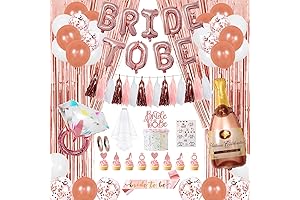 Bachelorette Party Decorations - Rose Gold Bridal Shower Party Decor and Supplies...
