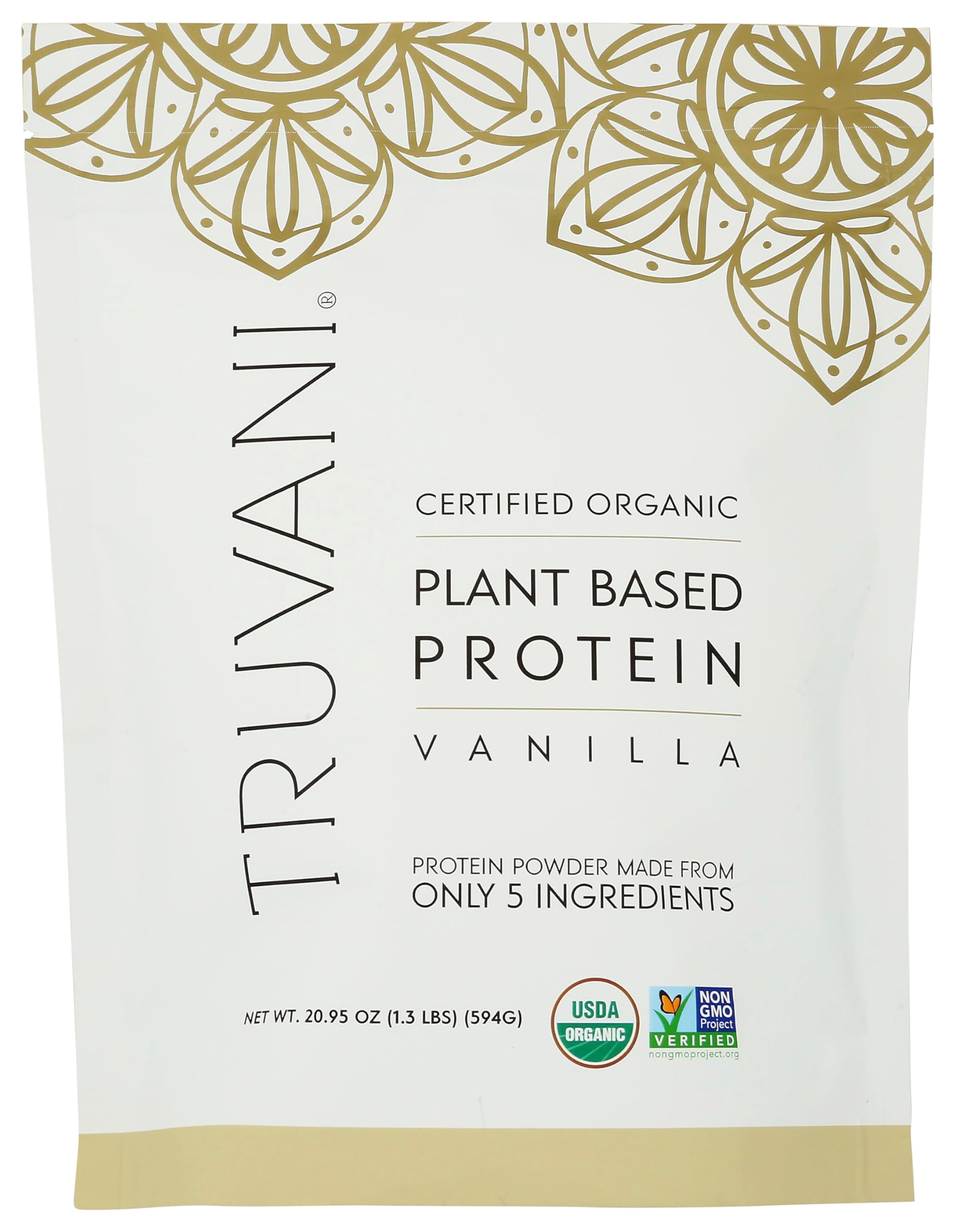 Truvani Plant Based Protein Vanilla 594GM