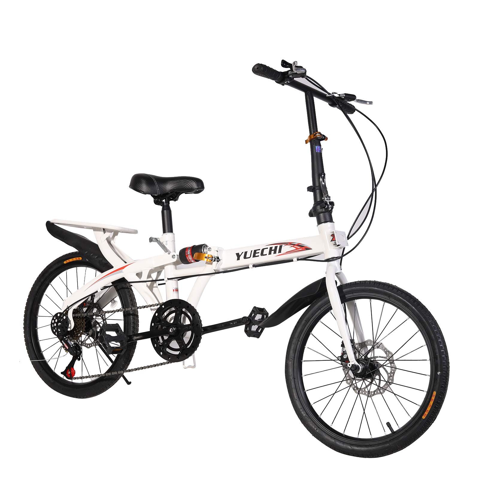 Buy LUVODI 20 Inch 7 Speed Folding Bike, Steel Frame Folding Bicycle