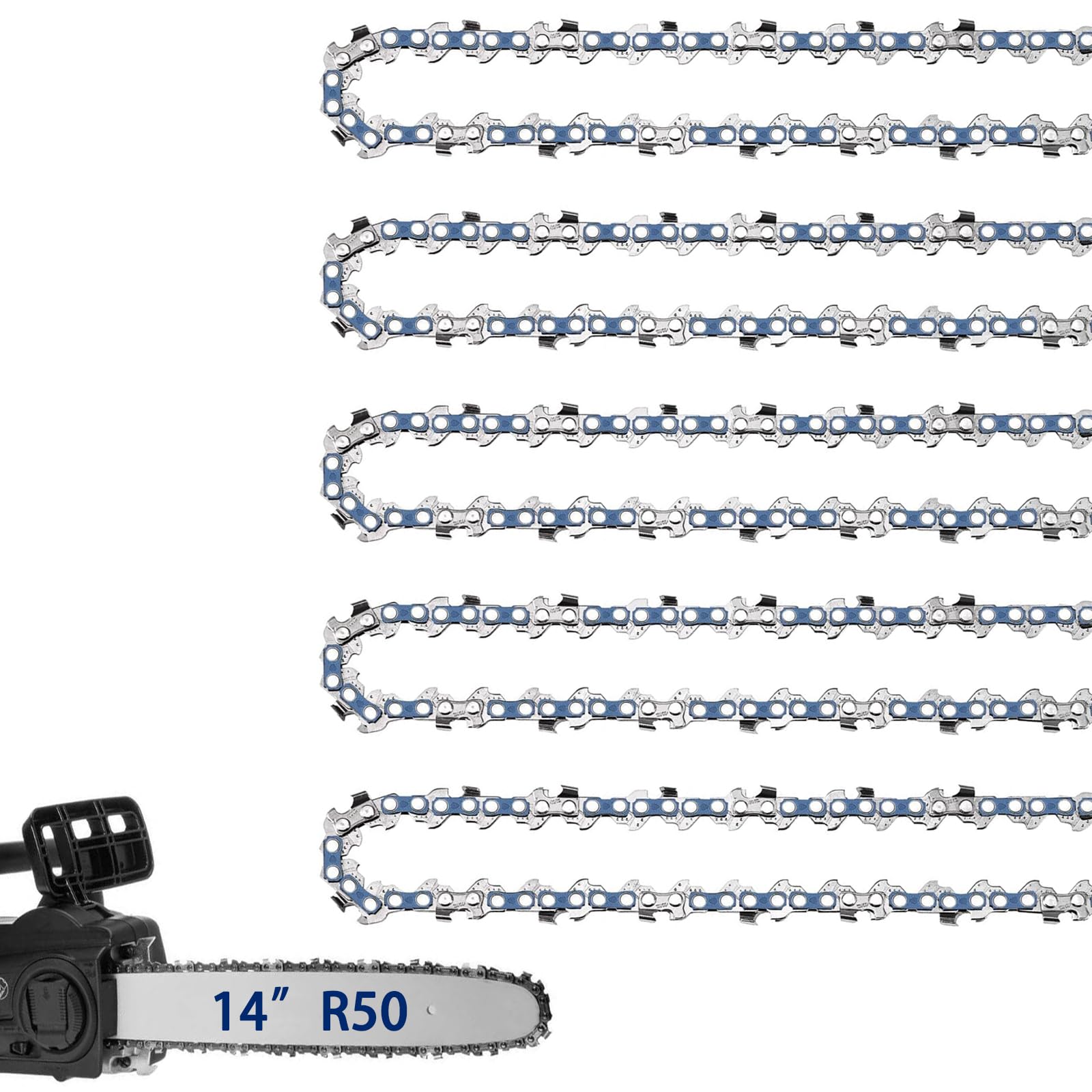CATENA Motosega Per 14" Bar Stihl MS192, MS193, MSE140, MSE170