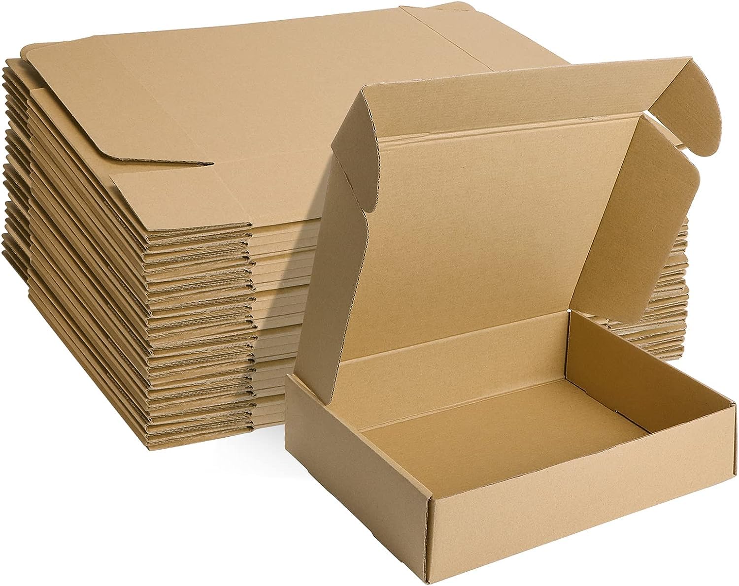 Bleus 3 Ply Self-lock Mailing Box For Packing Shipping Courier Box, Size 8x7x2.5 Inches, Length 8 Inch - Width 7 Inch - Height 2.5 Inch, Very Hard In Strength Brown Color (100) (B0CG2LYV8F) Amazon Price History, Amazon Price Tracker