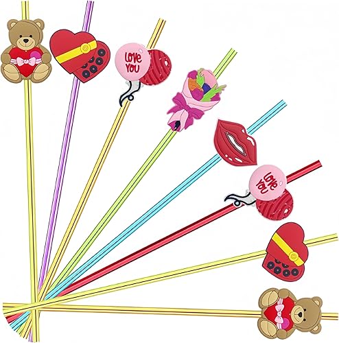 24 popotes de fiesta de boda, regalos para los amantes de la fiesta, popotes reutilizables, regalos de fiesta, decoración del día de la madre,