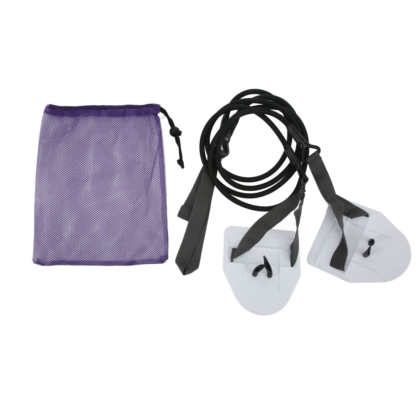 Swimming Arm Strength Resistance Exercise Bands White Elastic Tension Rope Swimming Arm Trainer Teens Women Lightweight