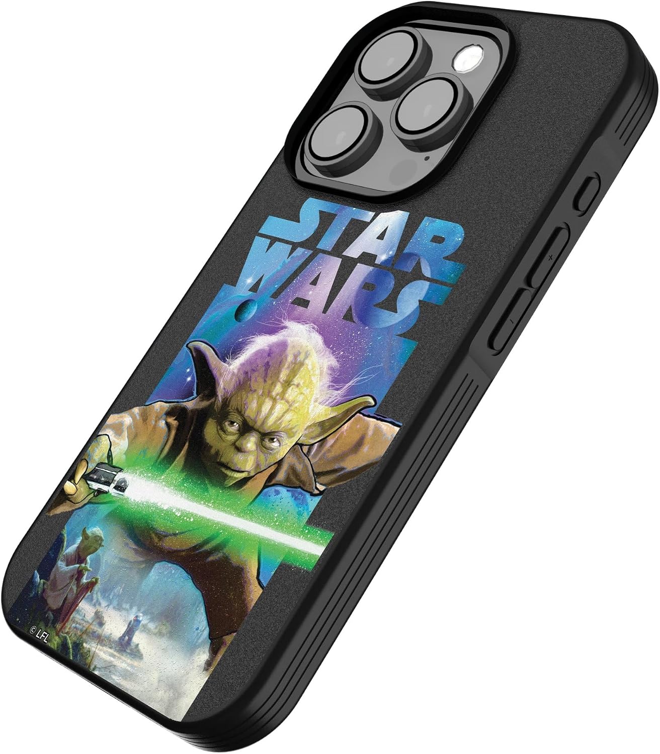 Keyscaper Star Wars Yoda Portrait Collage Bump Cell Phone Case for iPhone 16 Pro