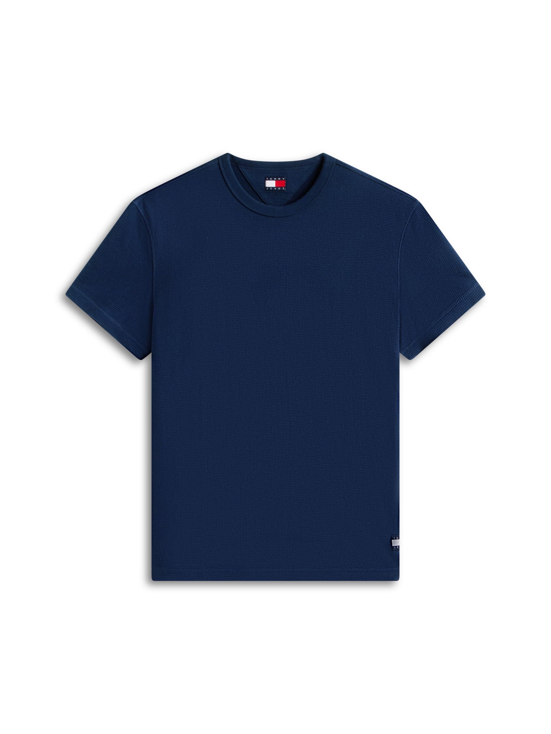 Tommy Jeans Logolu Pamuk Karışımlı Bisiklet Yaka T Shirt Erkek T SHİRT DM0DM22529 C1G