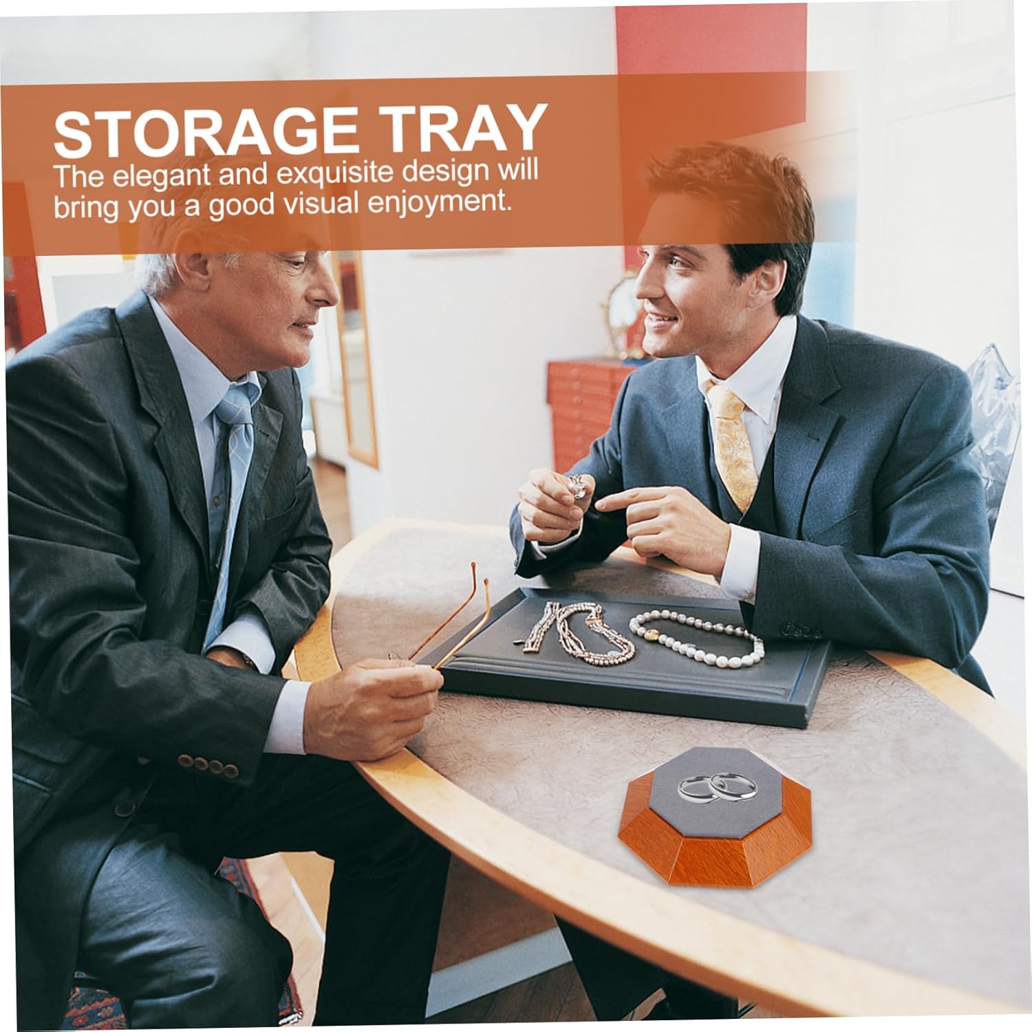 ジュエリーディスプレイボード 小物トレイ 木製パレット ジュエリートレイ ジュエリートレイ 木製サービングトレイ イヤリングトレイ