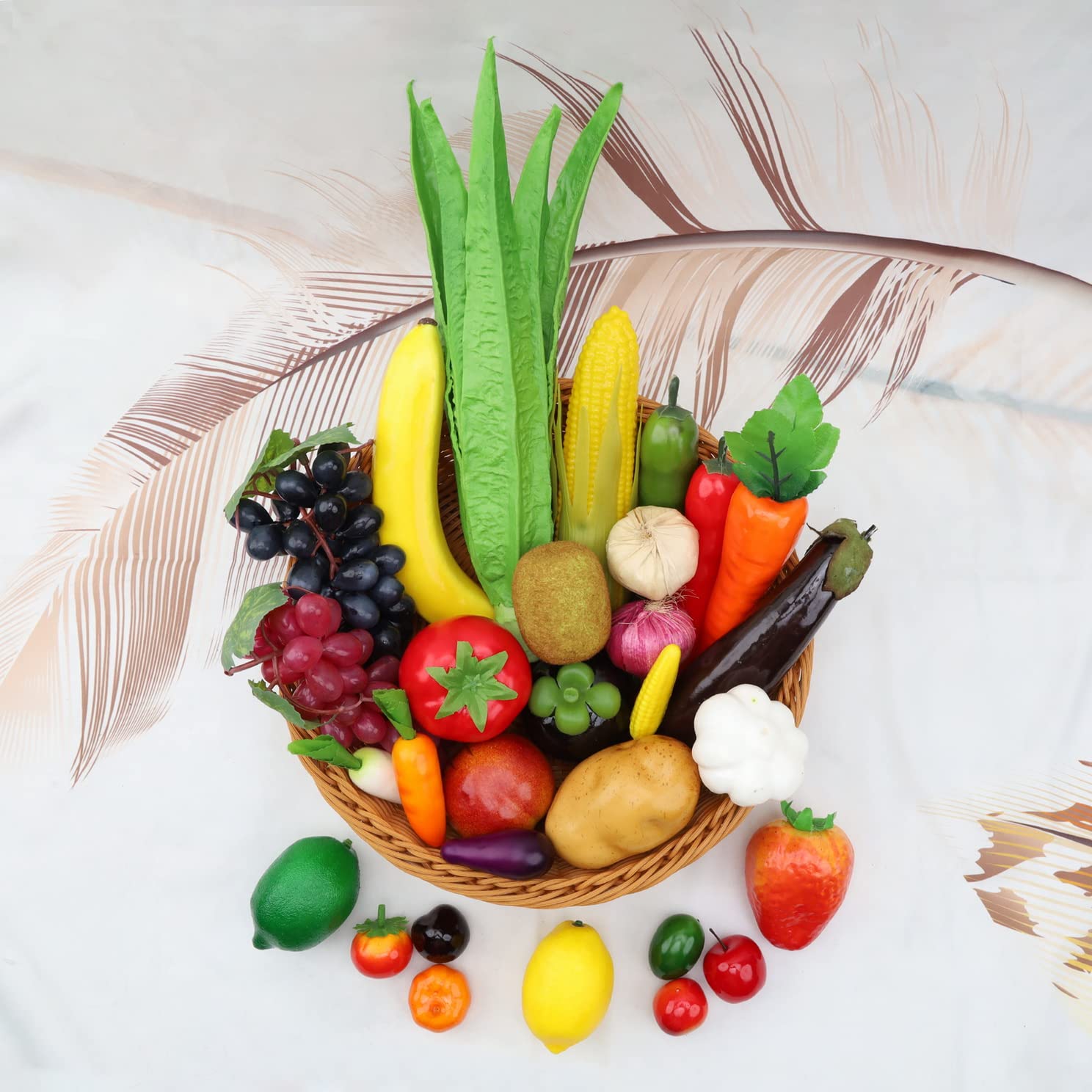 Kit 30 Mini Frutas De Resina - Decoração Para Casinhas E Festas