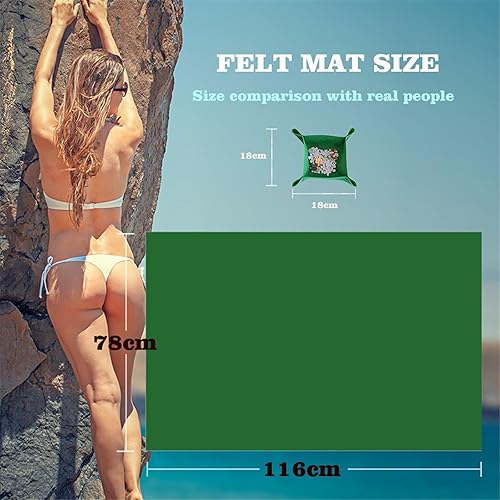 Miniatura 4 de Tapete de rompecabezas enrollable para rompecabezas de hasta 2000, 1500, 1000 piezas grandes y portátiles para guardar la mesa, cubierta con