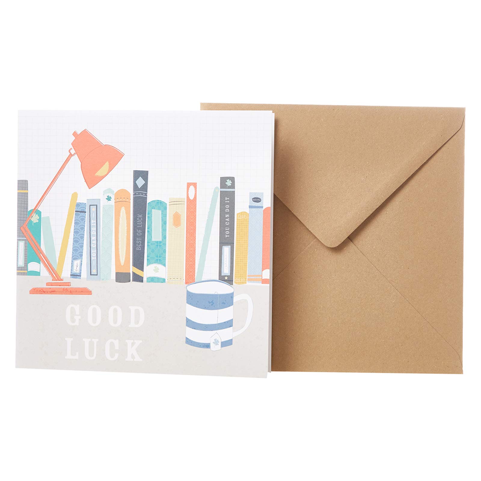 J&G Greeting Cards Good Luck Card - Multi Color