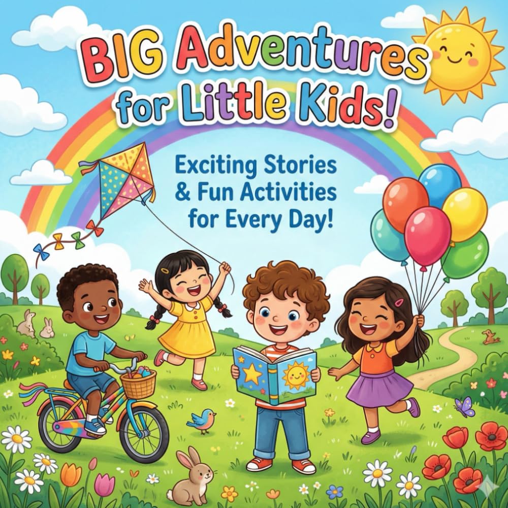 BIG Adventures for Little Kids: A Super Fun Coloring Book Full of Smiles, Play & Happy Moments