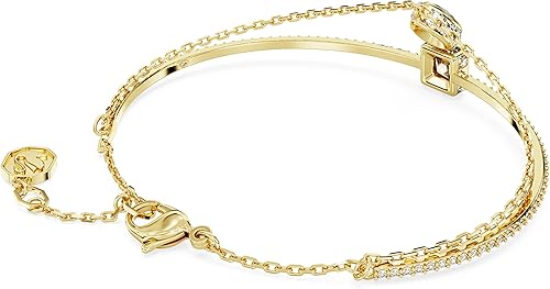 Miniatura 4 de Swarovski Chroma Twist Cocktail Ring, Versatile Multi Color Crystals, Playful Rotating Construction, Gold Tone Finish