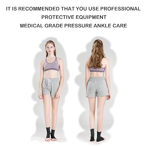 Miniatura 2 de Calcetines de compresión de tobillo, manga de compresión eficaz para aliviar el dolor de pies, hinchazón, fascitis plantar, esguince, neuropatía,