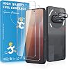 2+2 Pack for Nothing Phone 3a Screen Protector Tempered Glass + Camera Lens Protector, Bubble-Free Installation, Fingerprint Touch ID Compatible, HD Clear, Scratch Resistant for Nothing Phone 3a 6.77