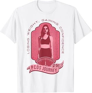 Losing Weight Gaining Confidence PCOS Awareness PCOS Warrior T-Shirt