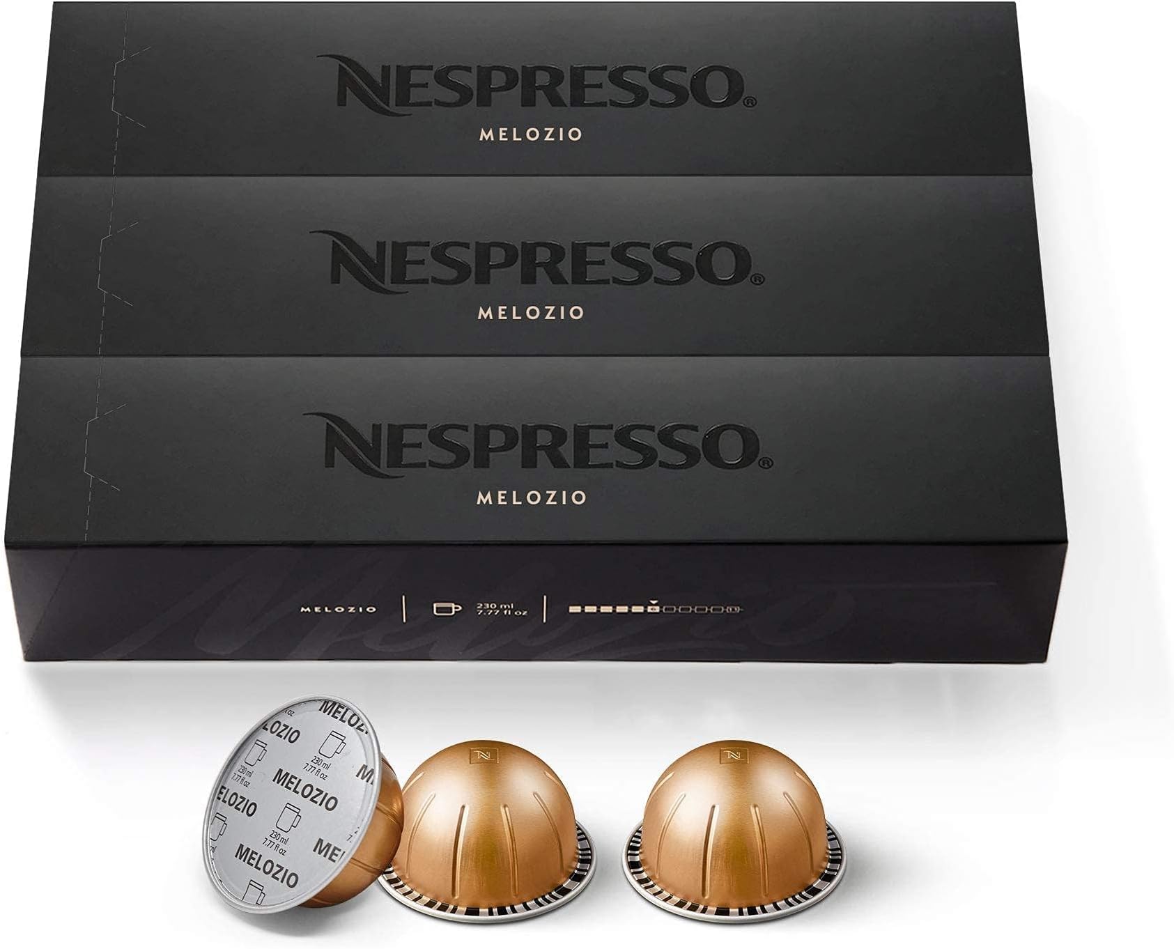 Capsules Vertuo, Melozio, Medium Roast Coffee, 30-Count Coffee Pods, Brews 7.8oz.