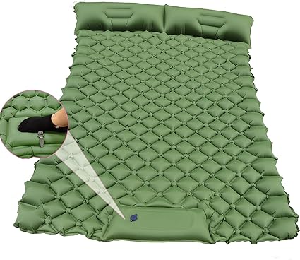 Amazon Co Jp Ewnice 空気入れ超楽 足踏み式 エアーベッド ダブル エアーマットレス 折りたたみベッド アウトドア用品 キャンプ マット 簡易 自動膨張 災害用 寝袋敷きマット 車中泊 軽量 コンパクト断熱 スポーツ アウトドア