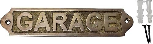 Sam Star - Letrero de puerta de metal de latón  Acabado antiguo  Fácil instalación  La mejor placa de decoración del hogar para caballeros, damas,