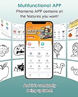 Vista 4 de Phomemo M04S - Impresora térmica con adhesivo AI, impresora inteligente con Bluetooth, compatible con 2/3/4 pulgadas de ancho de impresión, 300 ppp