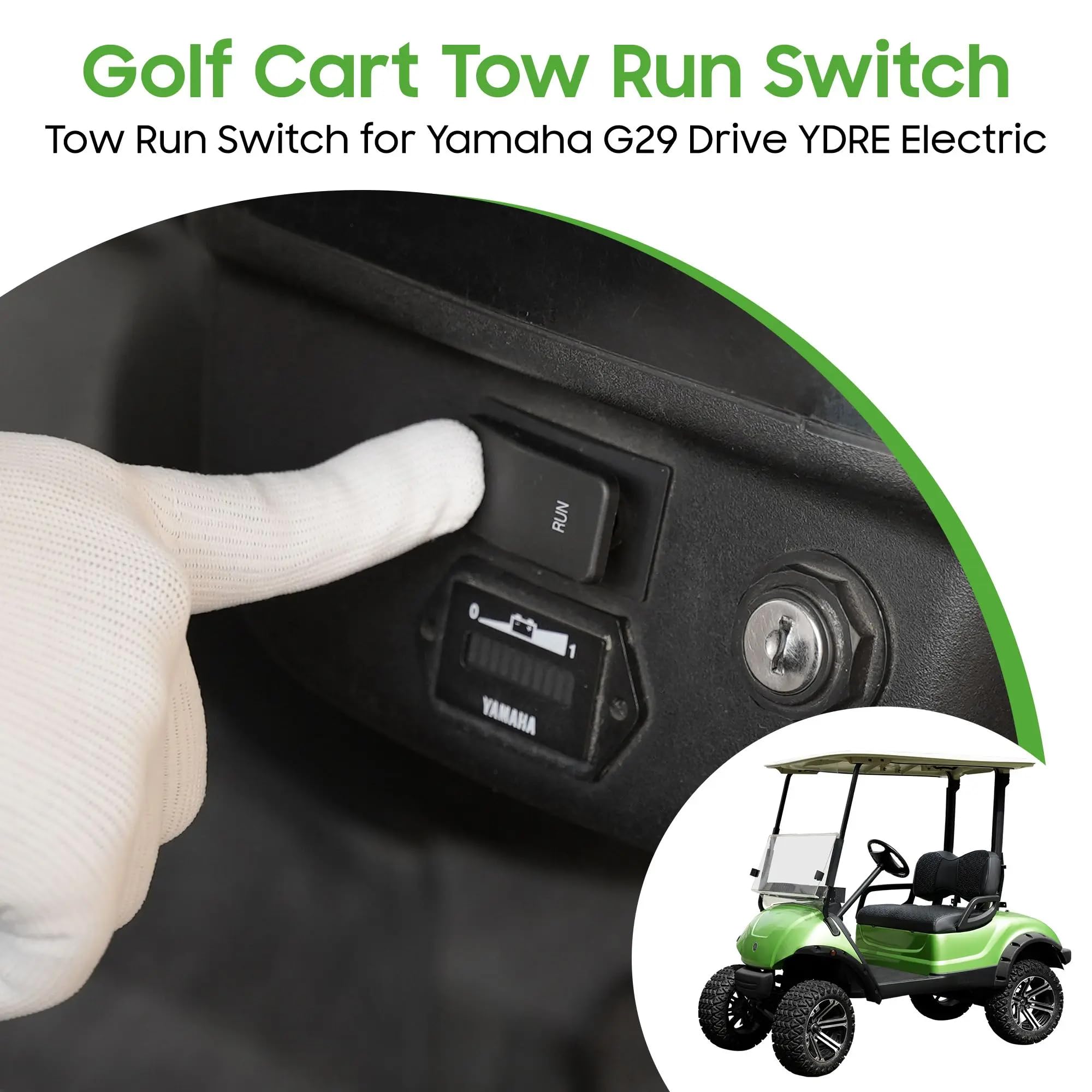10L0L Golf Cart Tow/Run Switch for Yamaha G29 Electric Golf Cart (Years 2010-2014) JW2-H272-00 - Image 2