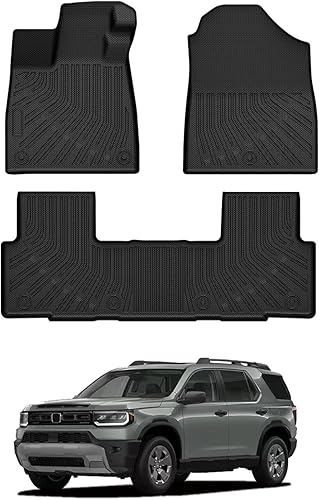 Miniatura 7 de Cartist Ajuste personalizado para tapetes de piso 2017-2024 2025 2026 Honda Ridgeline Crew Cab 2 filas para todo tipo de clima, revestimiento de