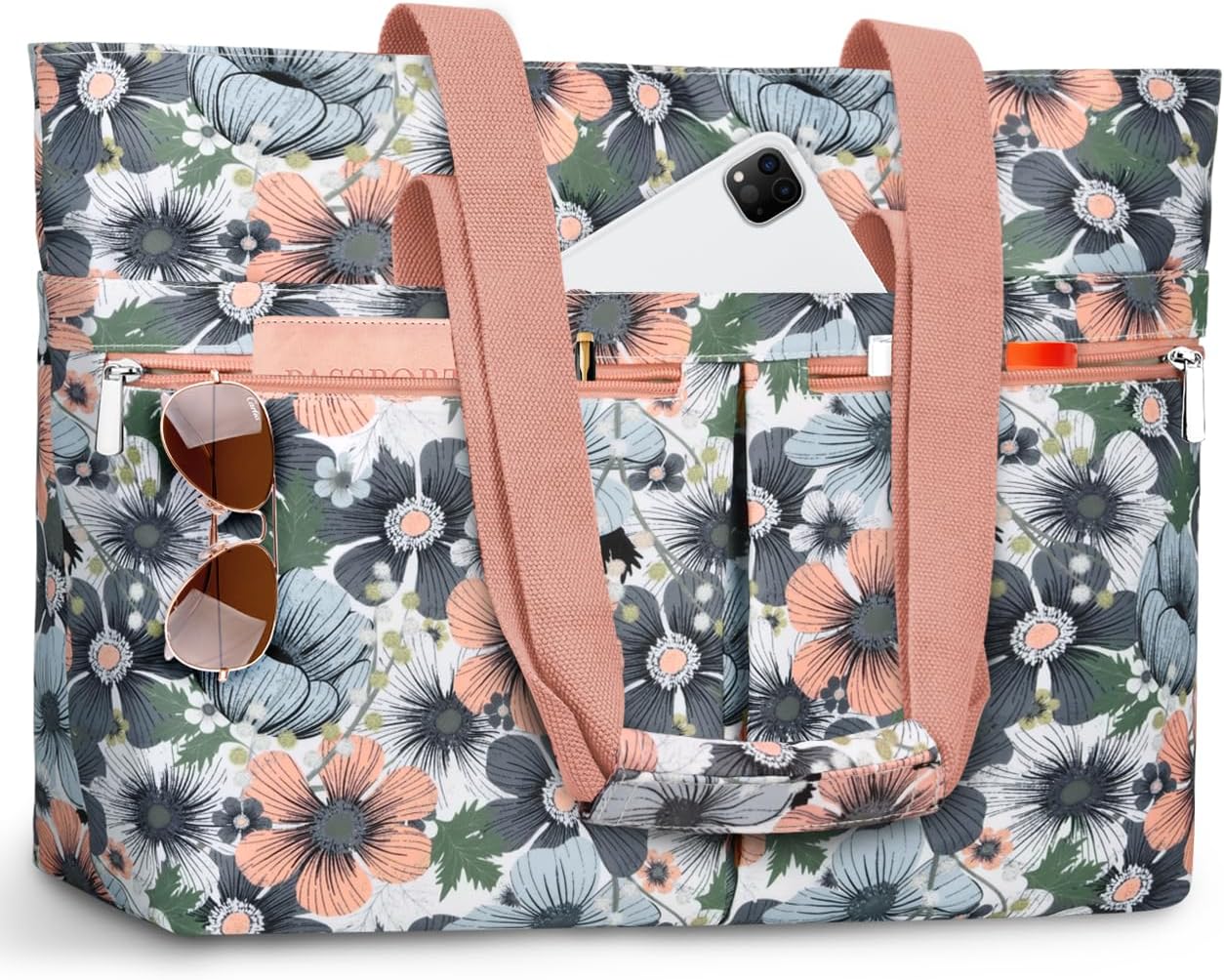 HUANLANG Large Beach Bags for Women Pool Bag with Zipper, Waterproof Sandproof Beach Tote Travel Bag with Wet Pocket | Waterproof, Large capacity, Dry/wet separation, Durable fabric, Cooling function, sandproof