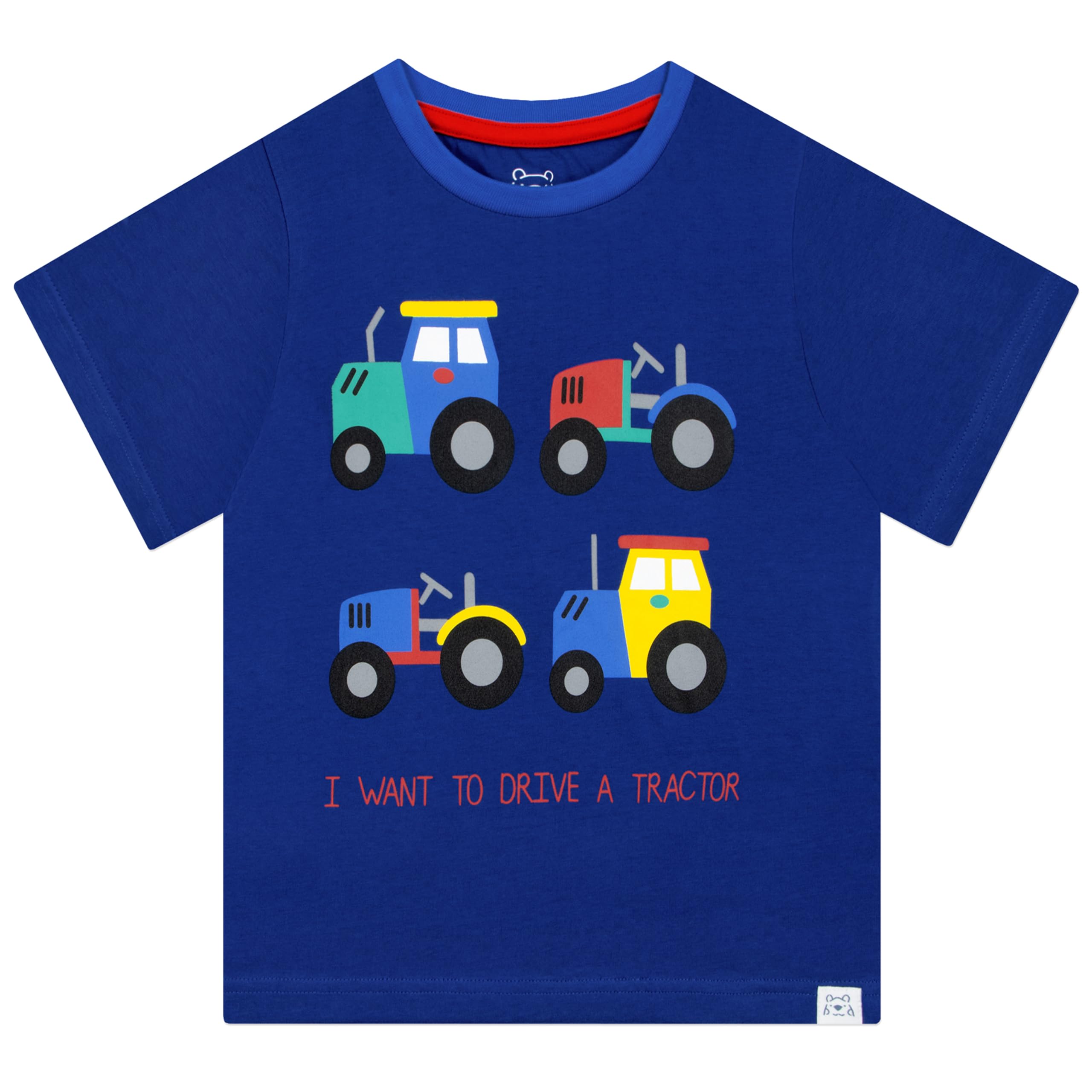 Harry Bear Pijama Corta para niños Tractores