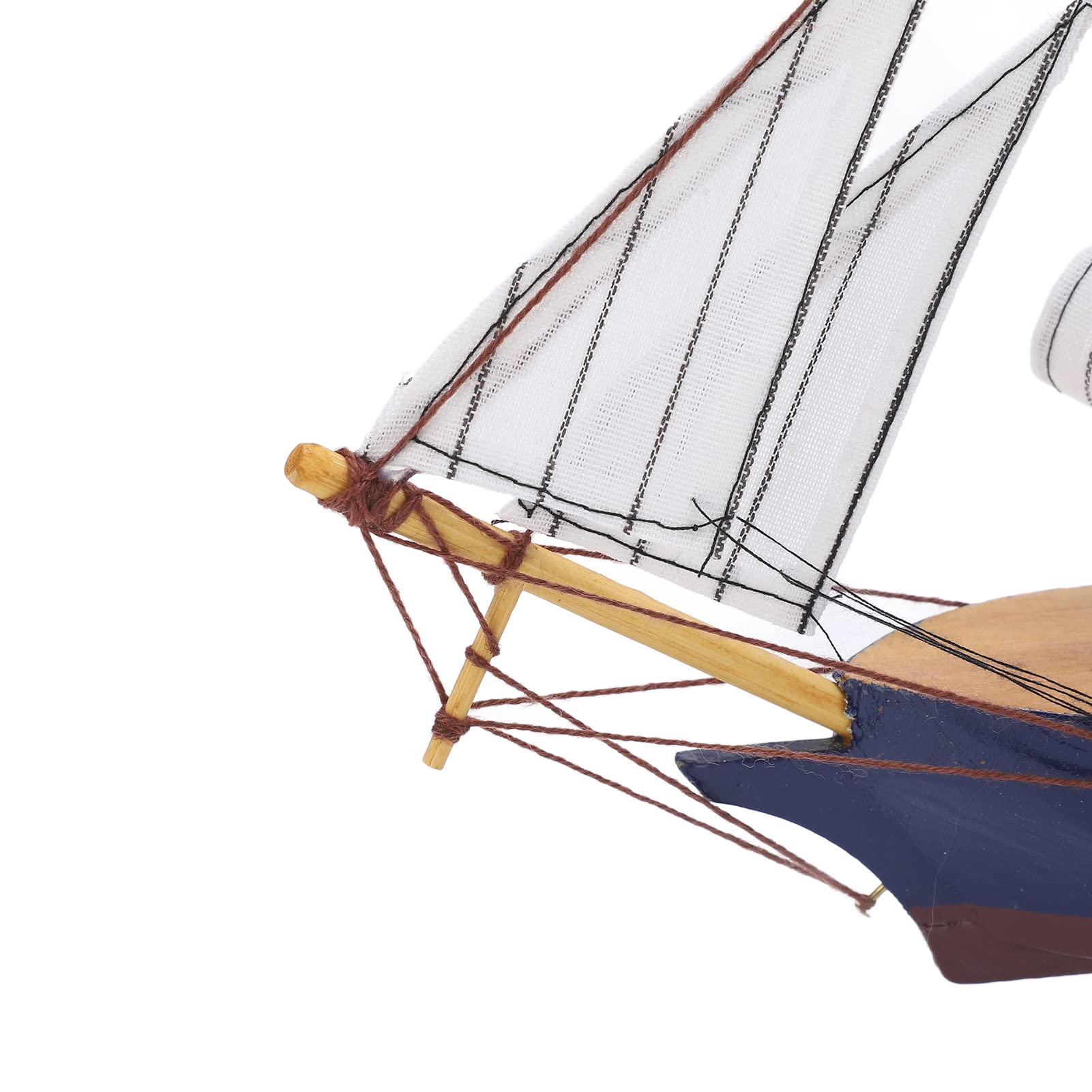 Hztyyier Modelo de Barco Barco de Madera de Estilo Mediterráneo, Modelos de Barco de Madera Decoración de Velero Mini Modelo de Barco Mayflower Coleccionable