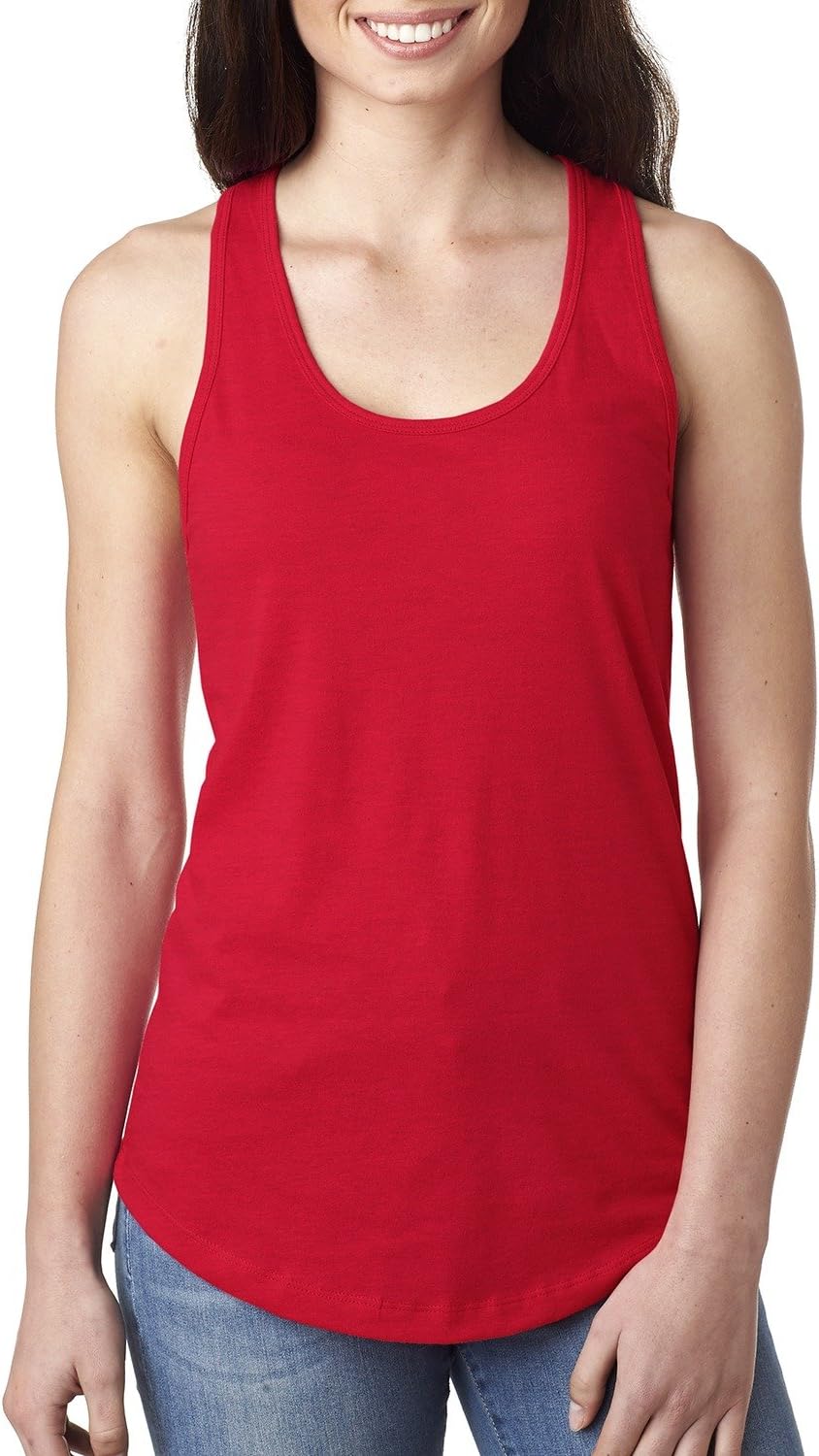 Next Level Apparel Women's Ideal Racerback Tank - Medium - Red
