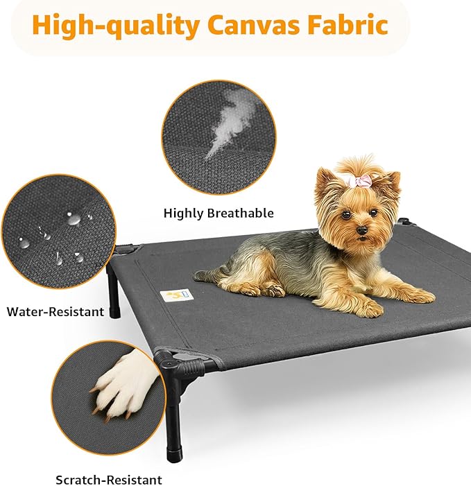 Cama Elevada para Perro Mediana Impermeable Lavable miniatura 2