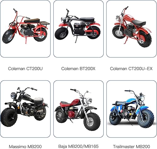 Miniatura 2 de YOXUFA Mini palanca de embrague de freno de bicicleta 67 pulgadas Kit de montaje de cable de freno de tambor para Coleman CT200U CT200U-EX BT200X