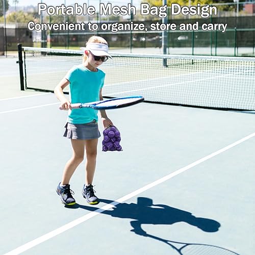 Miniatura 7 de Tennis Balls, 20 Pack Training Tennis Balls,High Elasticity Practice Tennis for Beginner, Exercise Playing Balls for Pet Dog