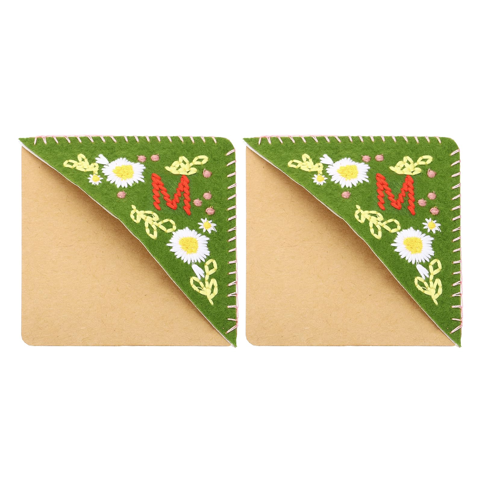 PATIKIL 2pcs Corner Bookmark