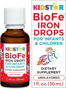 قطرات الحديد النقي BioFe، غير منكهة، للرضع والأطفال، 1 فلوريدا. أوز.، 10 ملغ عنصر الحديد، ميكرونيزيد و ميكروينكبسولاتد الحديد